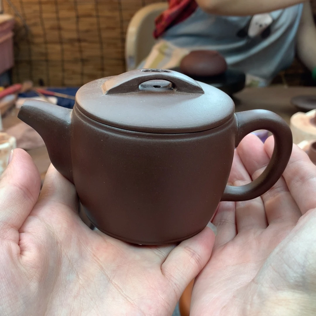茶壶紫砂汉瓦 紫泥 周宜君