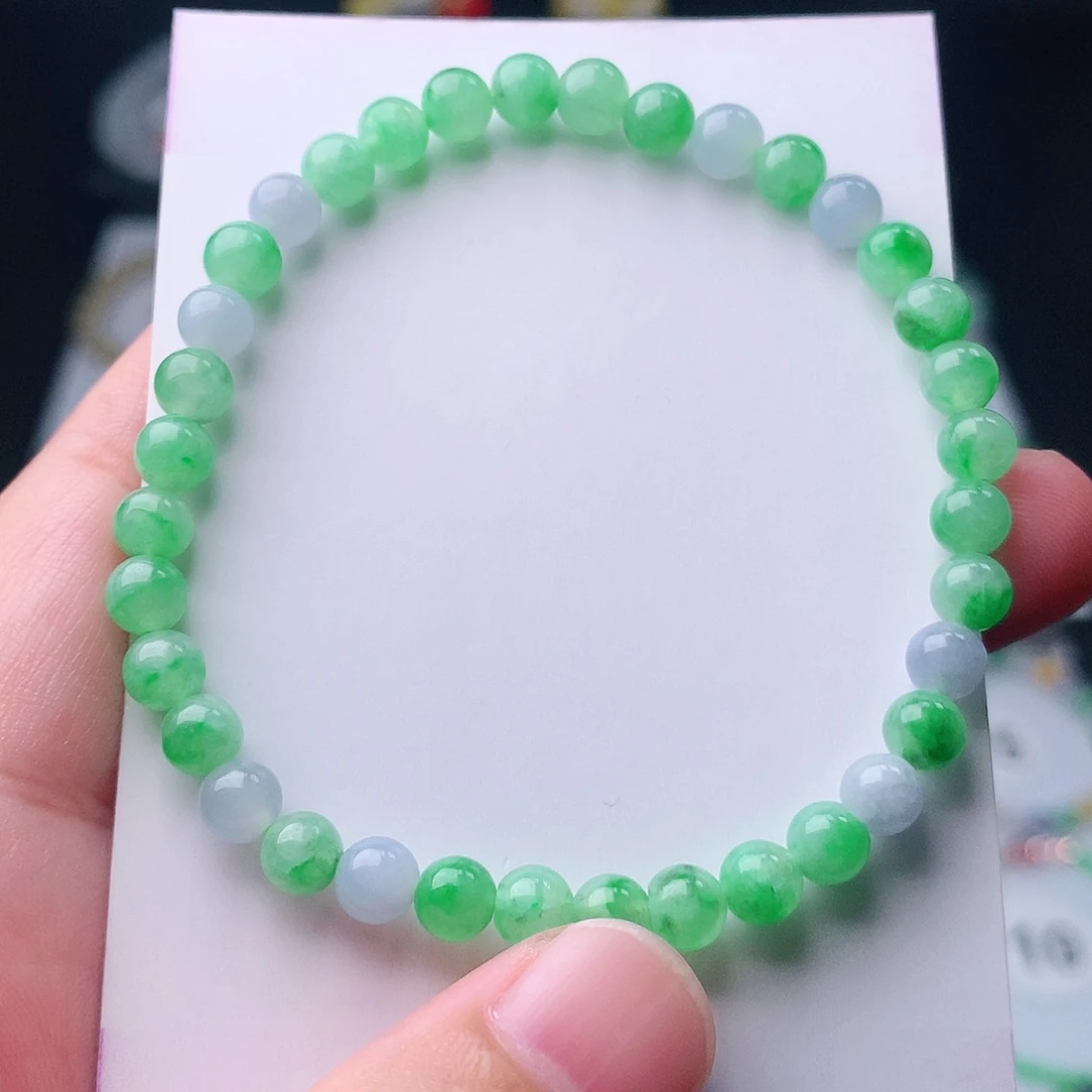 未镶嵌手串翡翠翡翠