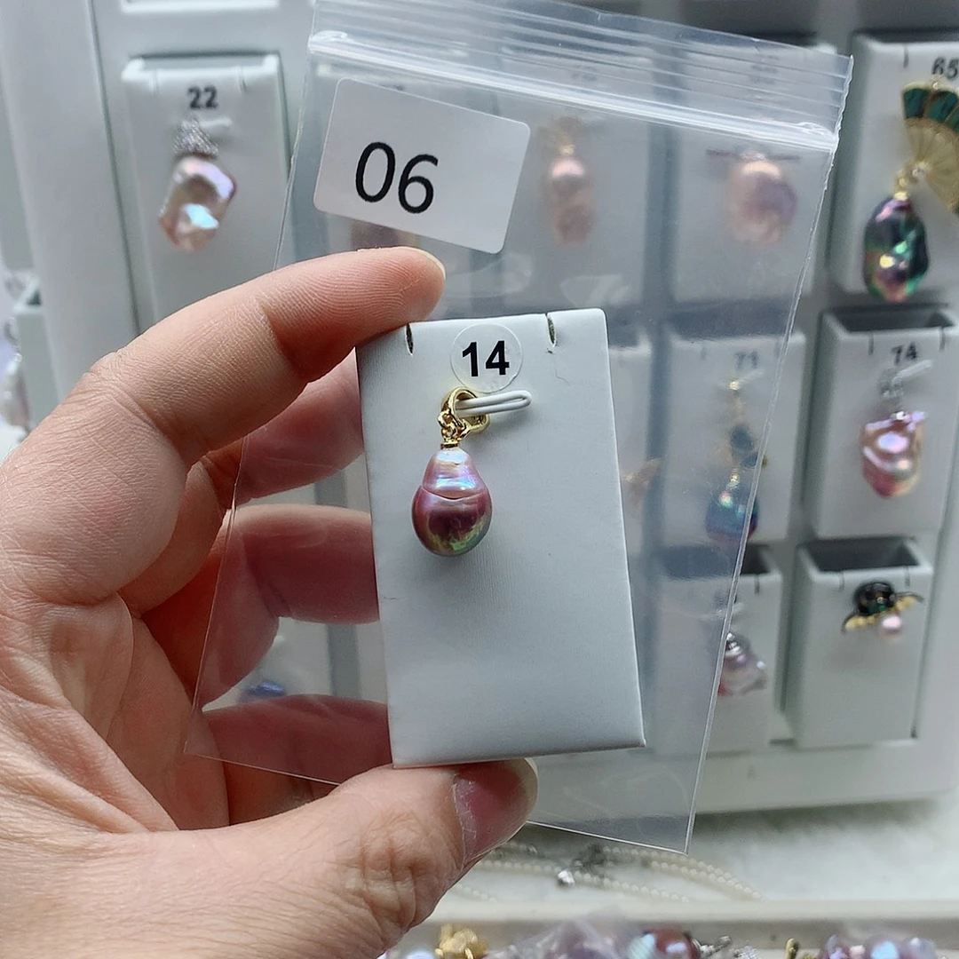 淡水珍珠吊坠(不含链)合金