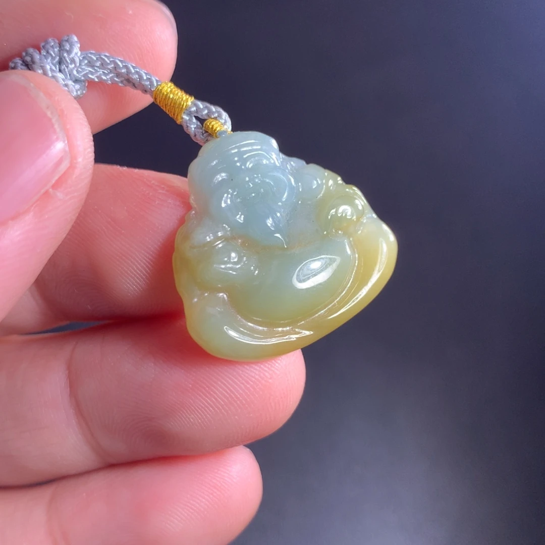 翡翠未镶嵌颈饰天然A货翡翠时尚气质女款吊坠挂坠