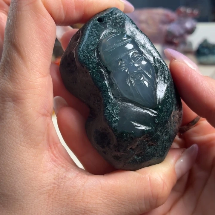 玛瑙/玉髓未镶嵌吊坠(不含链)