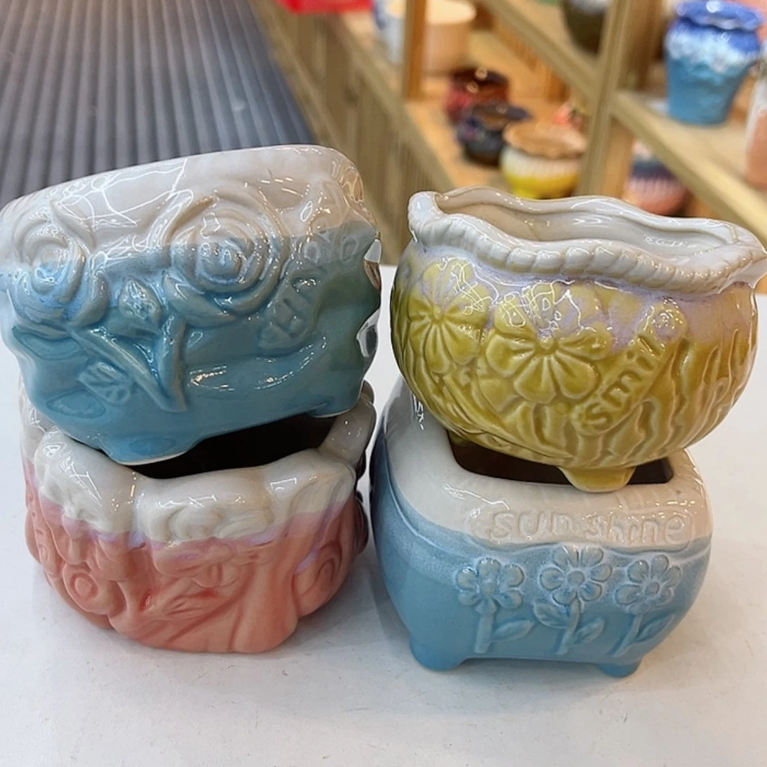 【闪购商品】陶瓷花盆