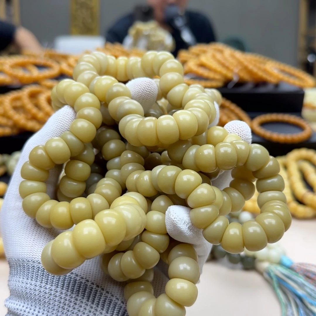 菩提根/象牙果手串13蒜瓣5年 精工