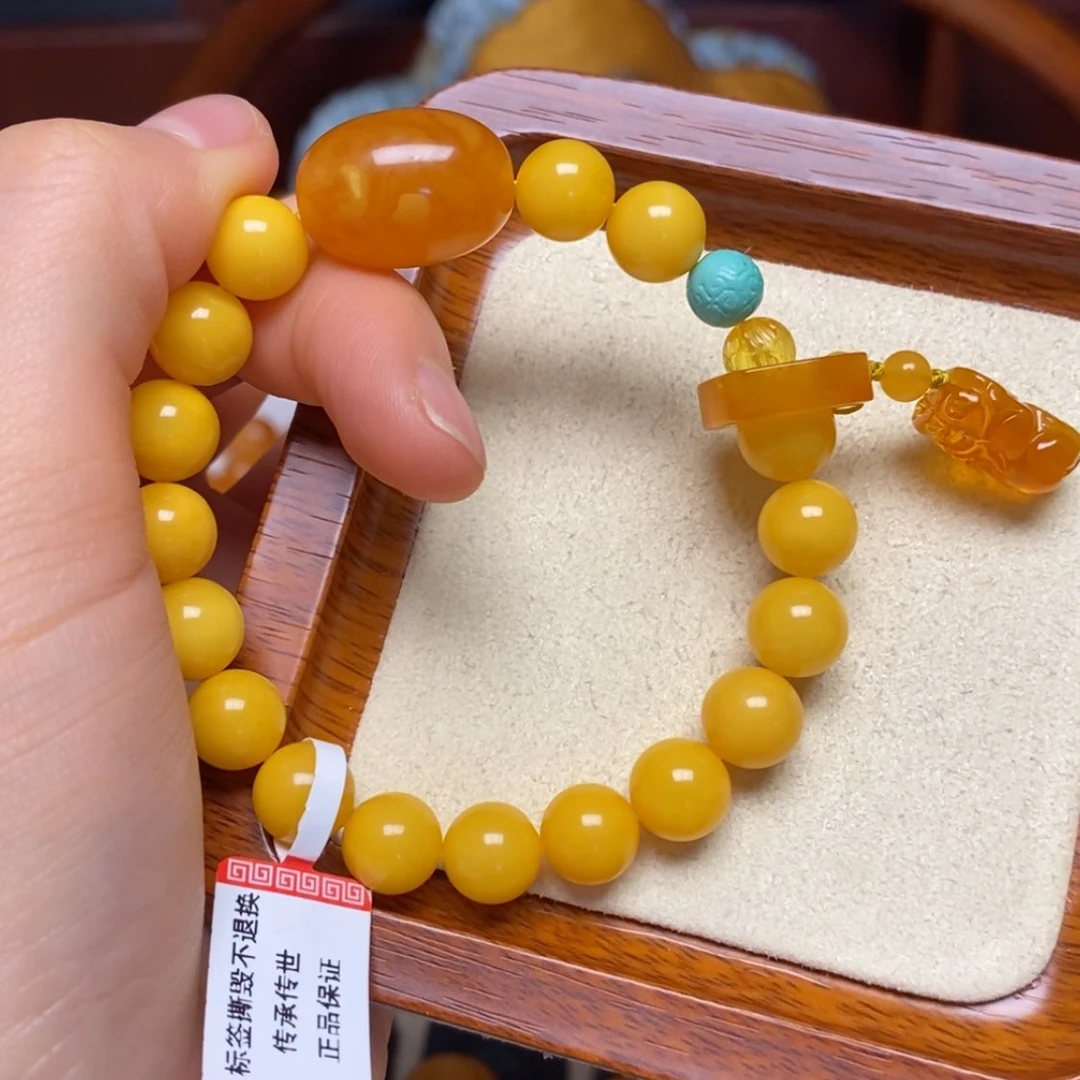 【闪购商品】蜜蜡手链未镶嵌手串