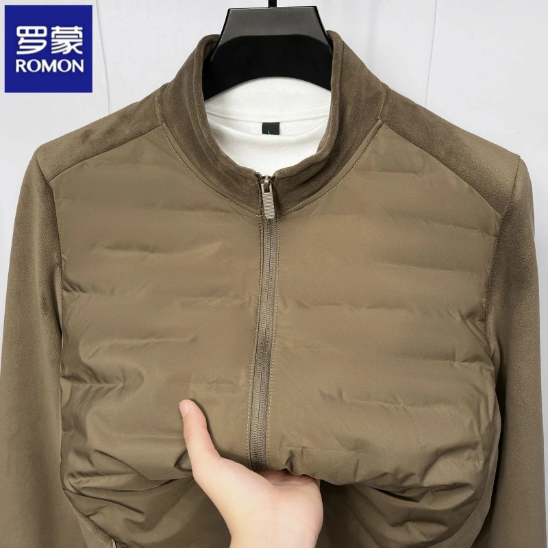 罗蒙秋冬款男士90绒羽绒服男生冬季外套男轻羽绒休闲日常保暖外套