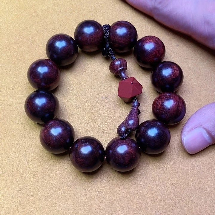 黄花梨/降香黄檀手串/手链2.0紫油梨老料手串