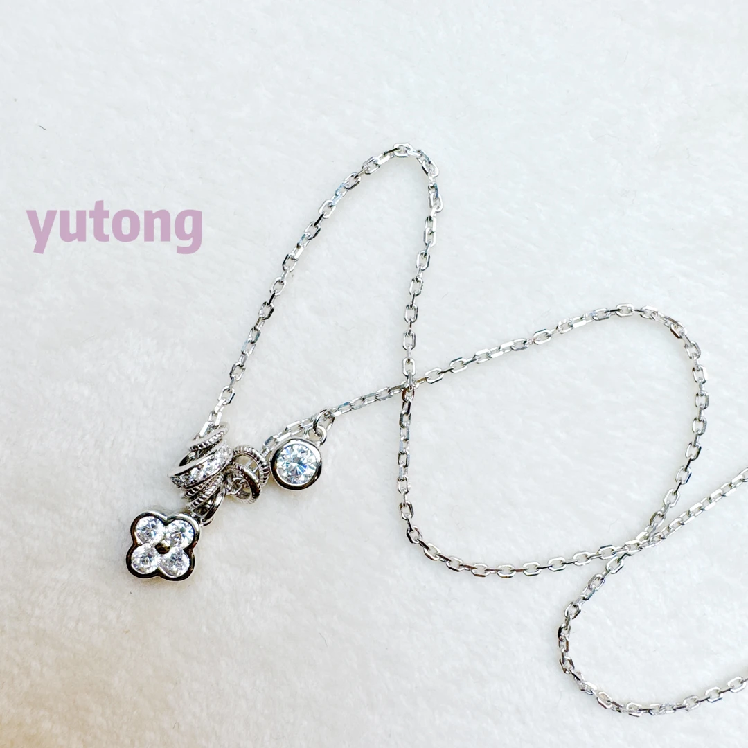 坠链均925银锆石 【雨桐轻奢饰品】设计款项链YT00092