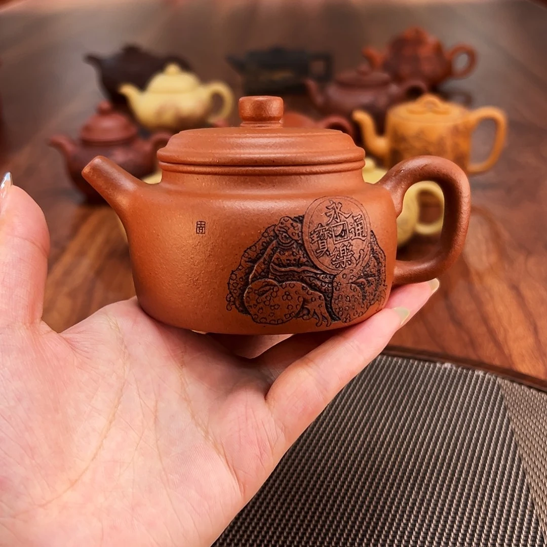 茶壶紫砂闷声发大财德钟