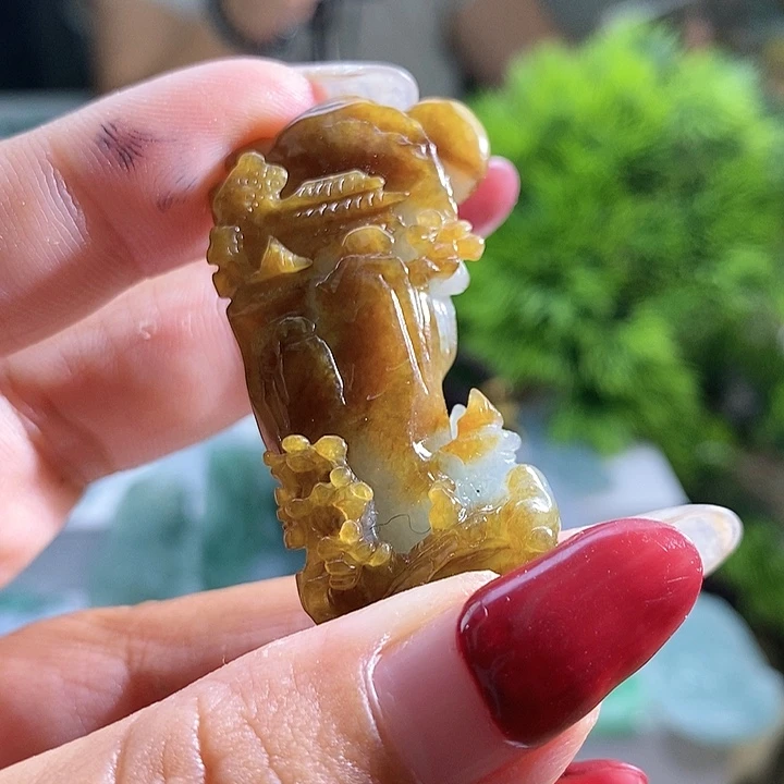 【闪购商品】翡翠挂件未镶嵌山水