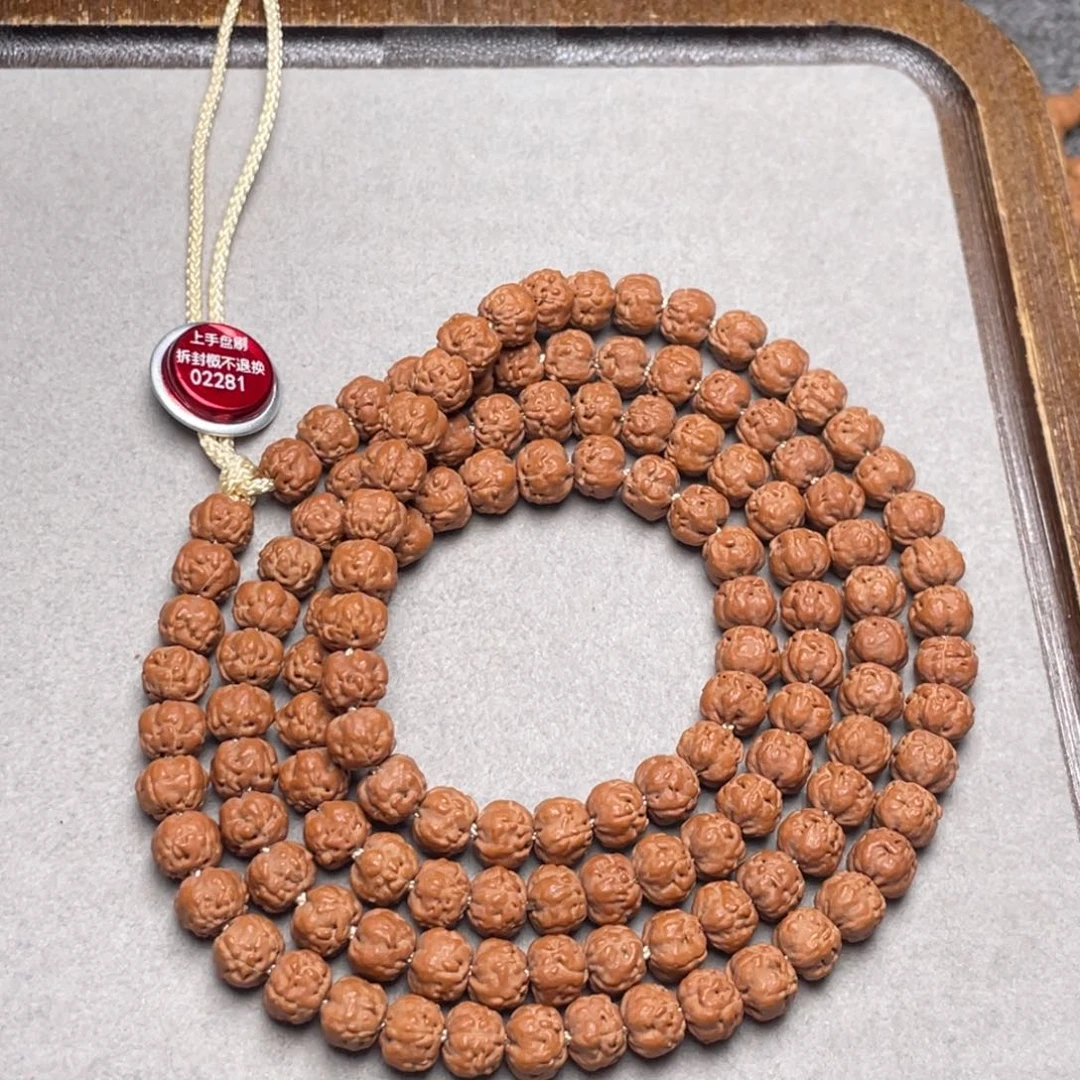 而***男手串金刚菩提云端梅朵定制款佛手尺寸7➕