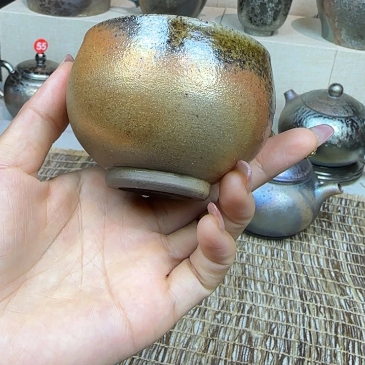 云南建水紫陶柴烧壶