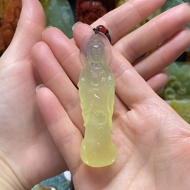 岫玉未镶嵌吊坠(赠链)