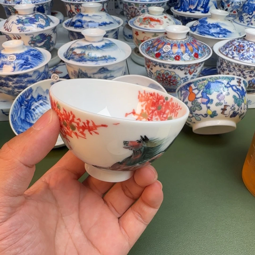 纯手工纯手绘茶具95