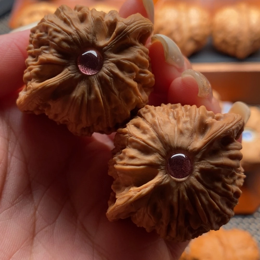 文玩核桃把件43尺寸公子帽