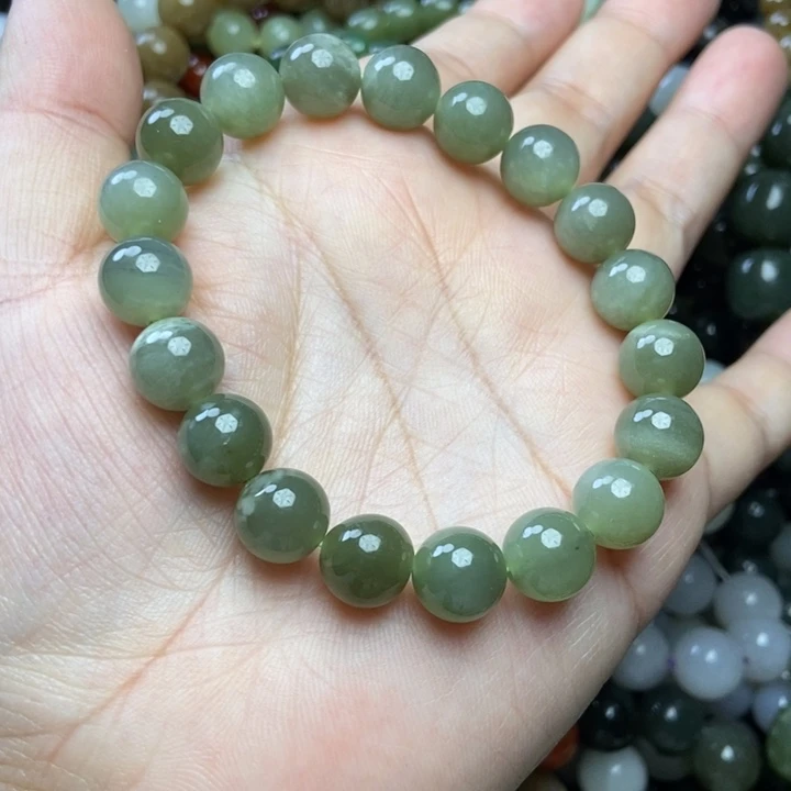 和田玉未镶嵌手链卡10