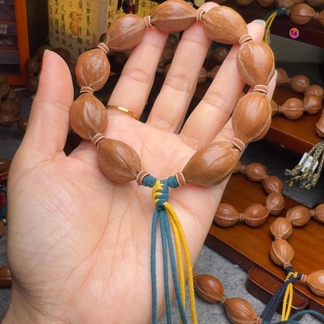 橄榄核手串18/27老核 原皮 梅林铁核
