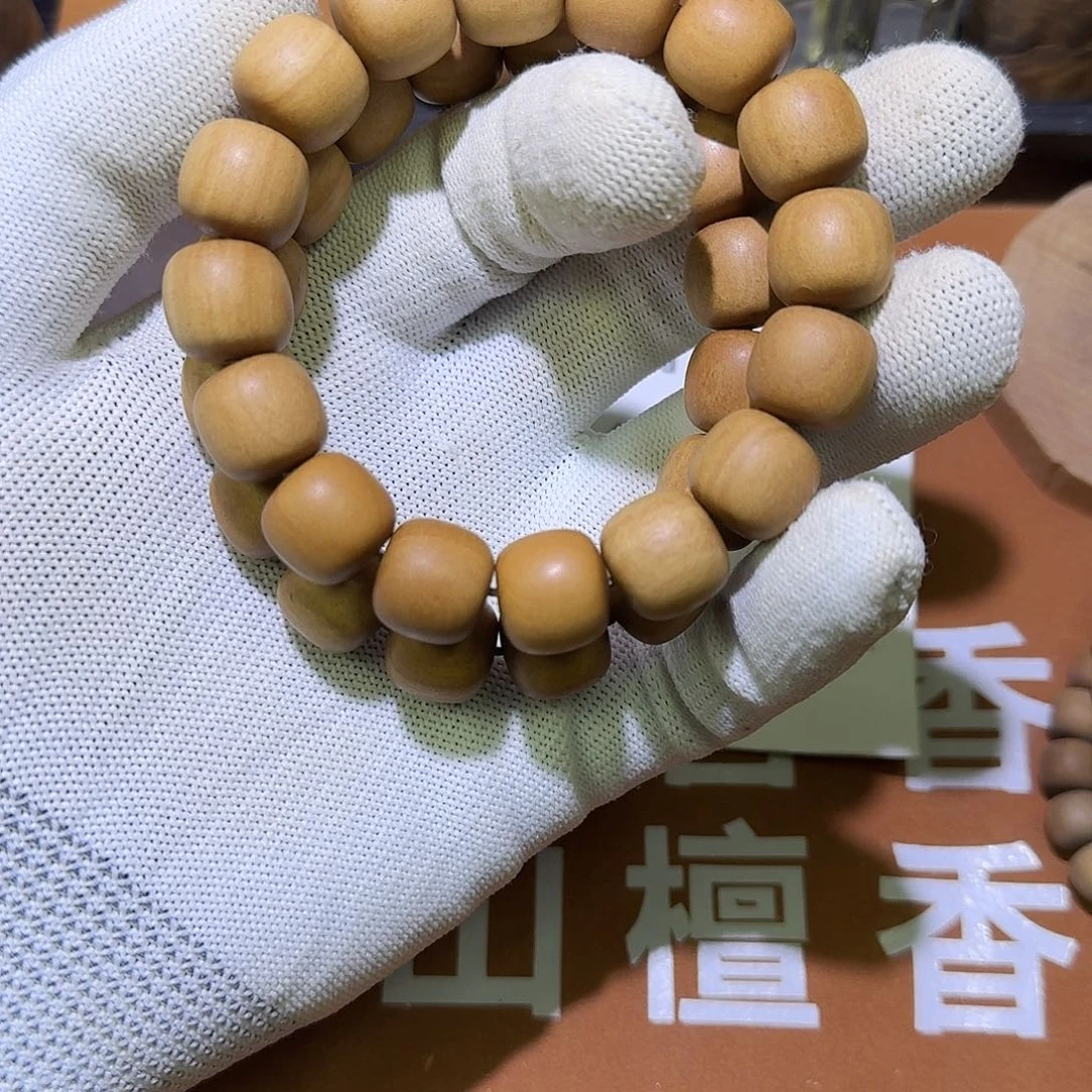 檀香木1314×16颗顺纹单圈