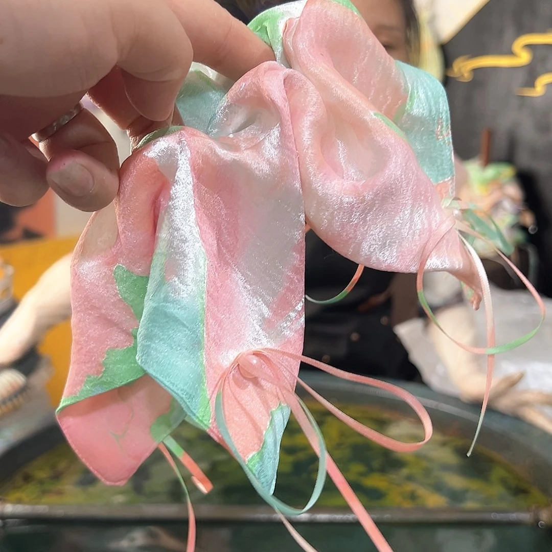 蜜***茶763新款方巾发圈