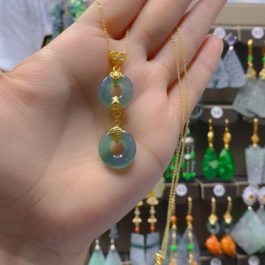 颈饰未镶嵌翡翠翡翠