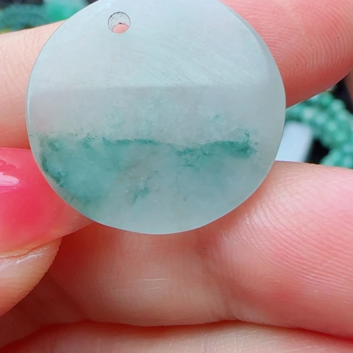 翡翠未镶嵌颈饰天然A货22