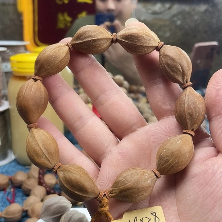 阿****橄榄核手串/手链梅林铁林老树老核18*28