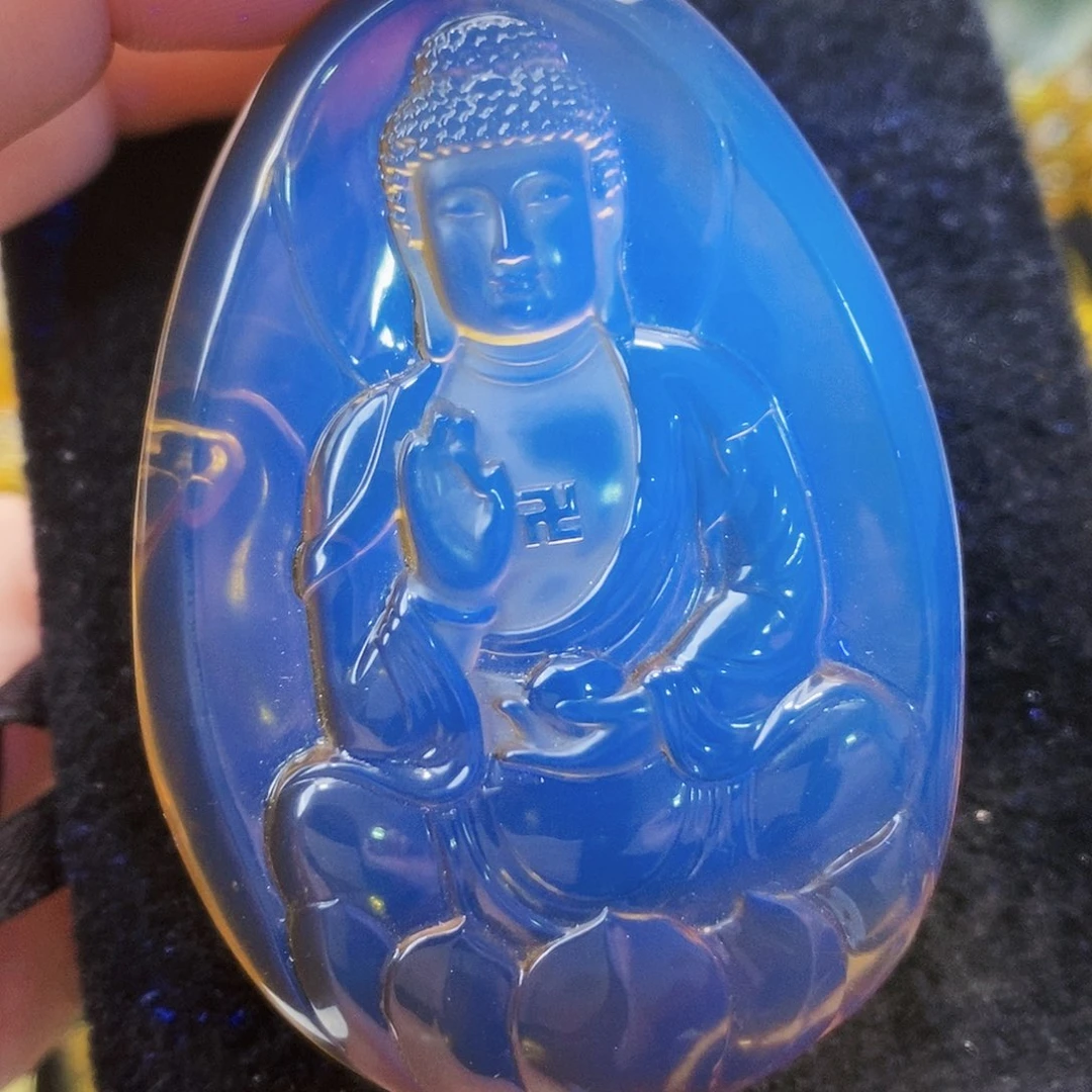 【闪购商品】蓝珀吊坠(不含链)未镶嵌