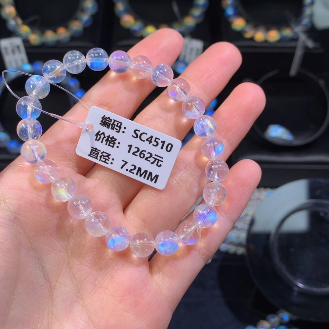 月光石手链未镶嵌哟**喂SC4510#7.2mm