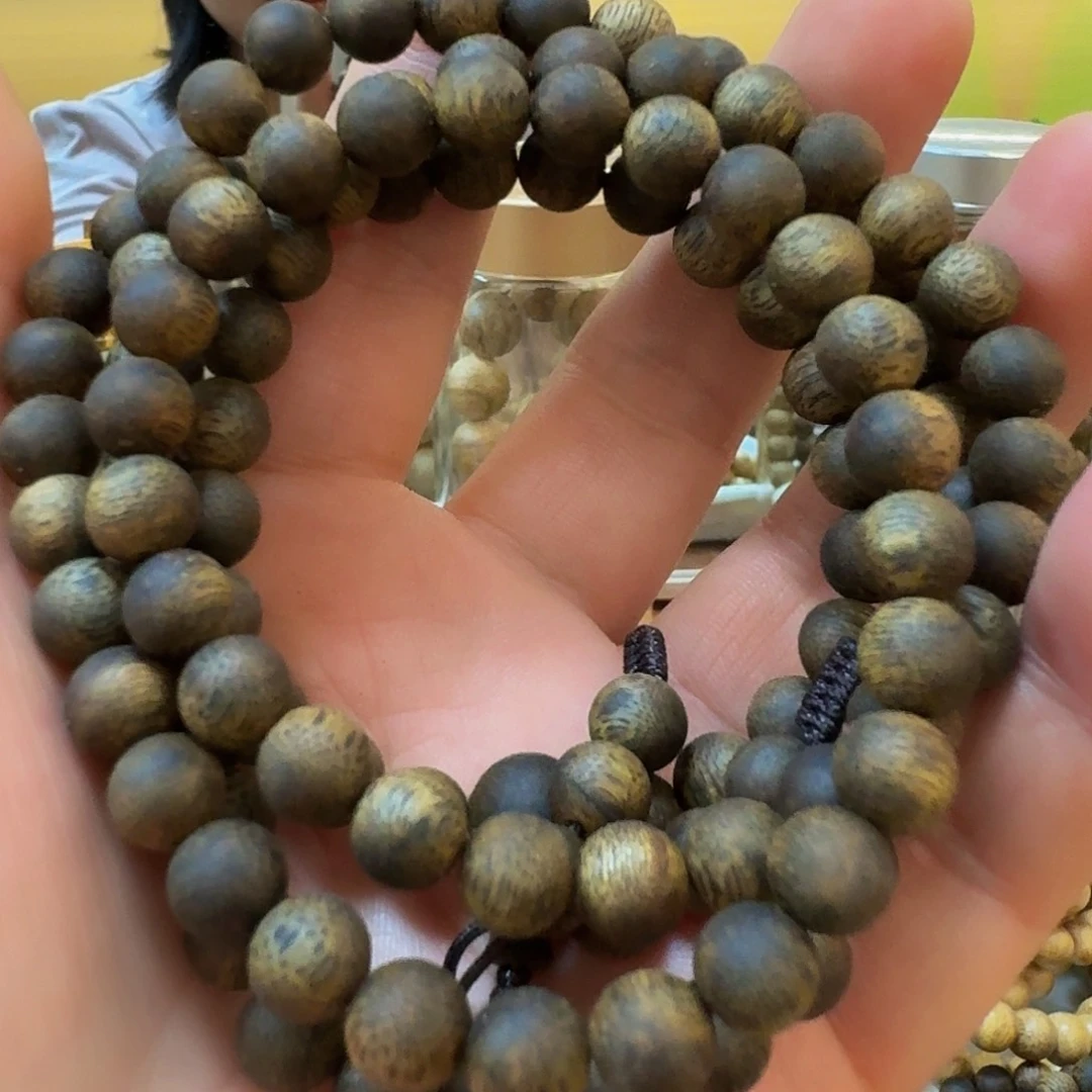 手串沉香莺歌绿绿棋卡7多圈