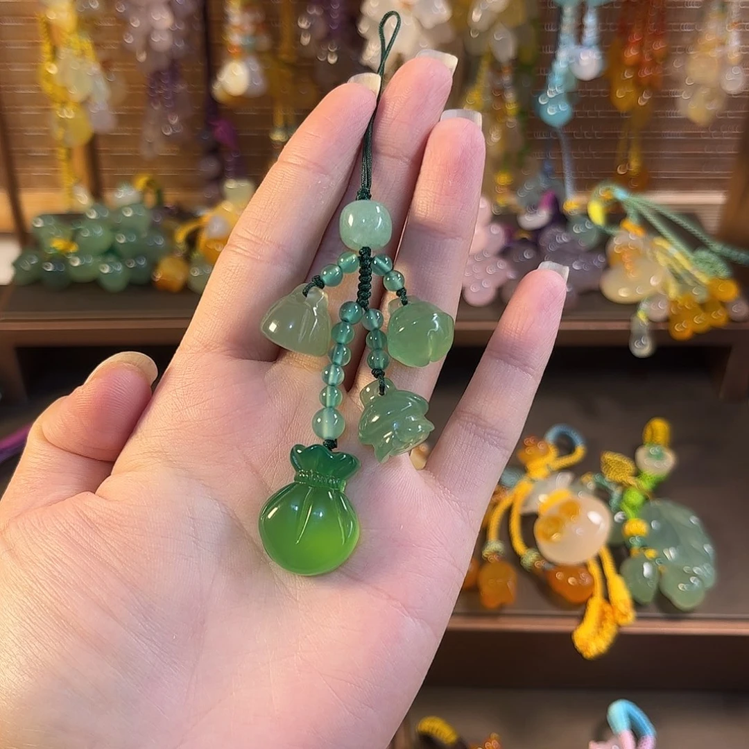 玛瑙/玉髓未镶嵌车挂