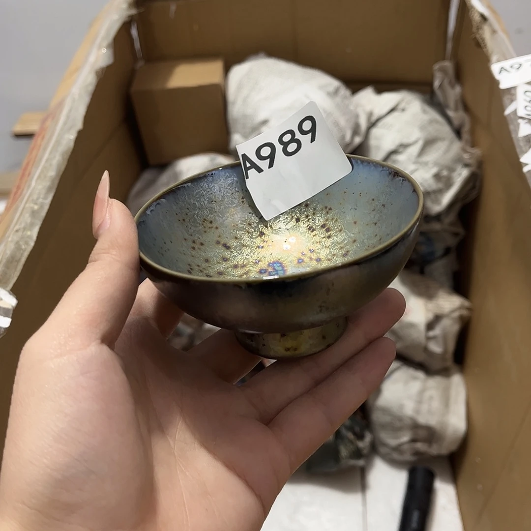 瓷片茶摆件工艺品摆件666