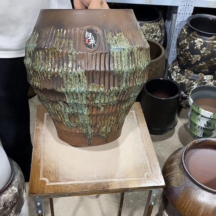 花盆紫砂口20高度30油画888