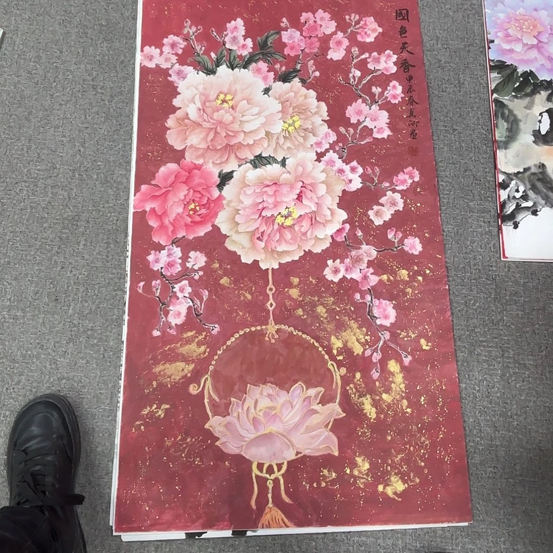 国画国画作品多次入选国内外