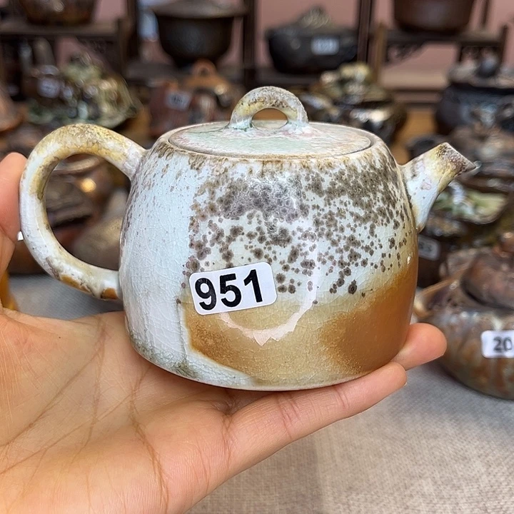 裸柴烧陶瓷手工茶器