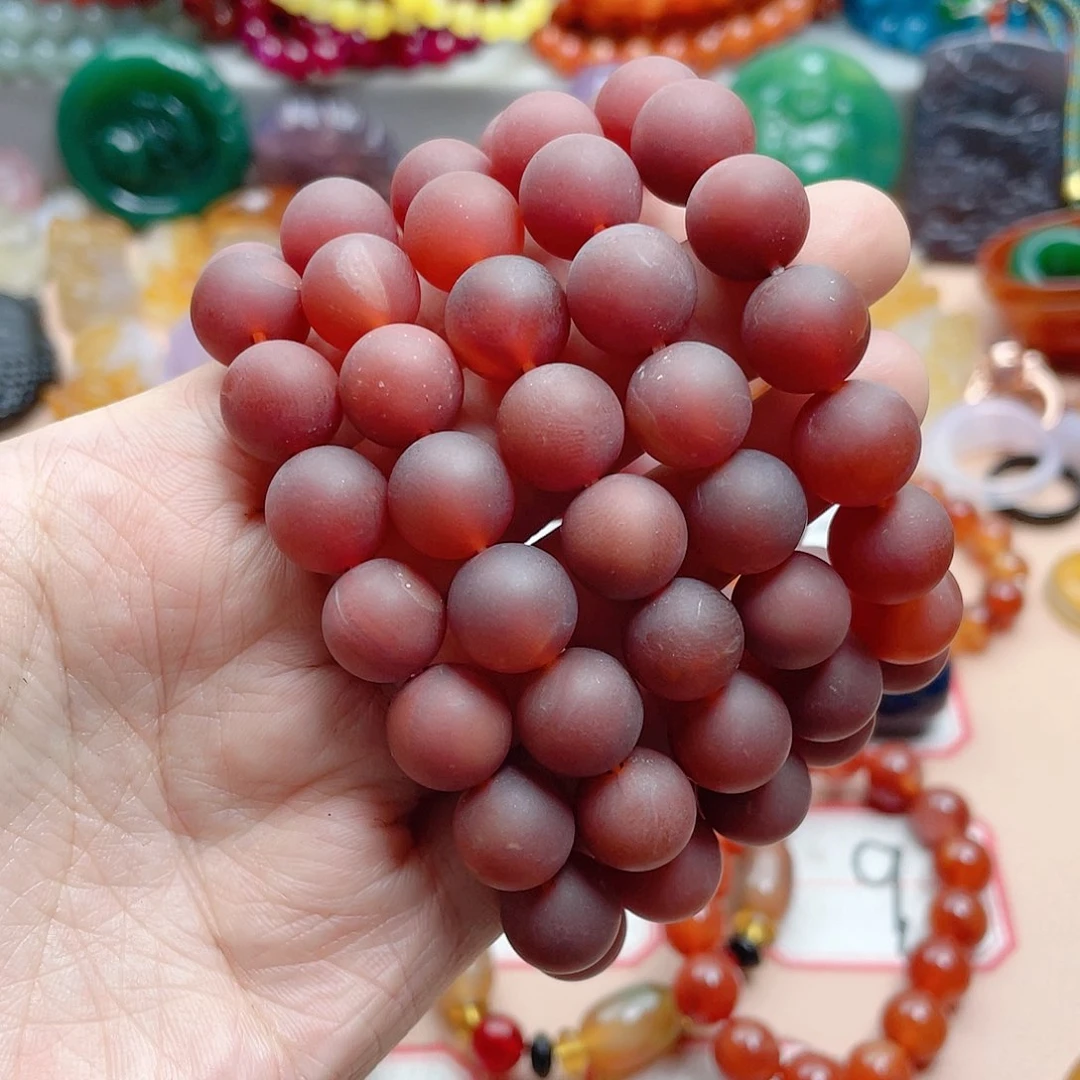 玛瑙/玉髓颈饰合金彩**南