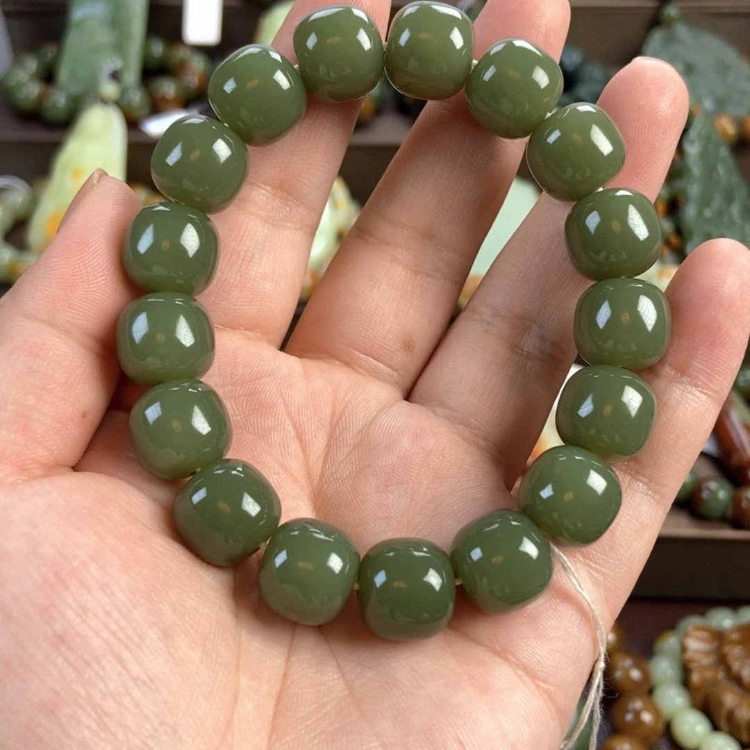 原***水手串未镶嵌透闪石质玉