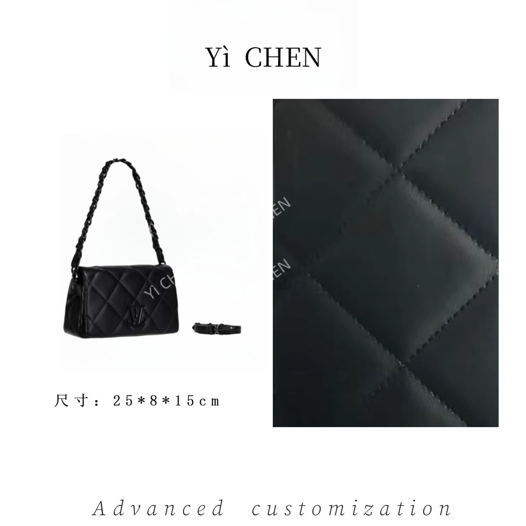 【Yì CHEN】GQ-89503-黑色 简约时尚女士新款轻奢单肩斜跨包