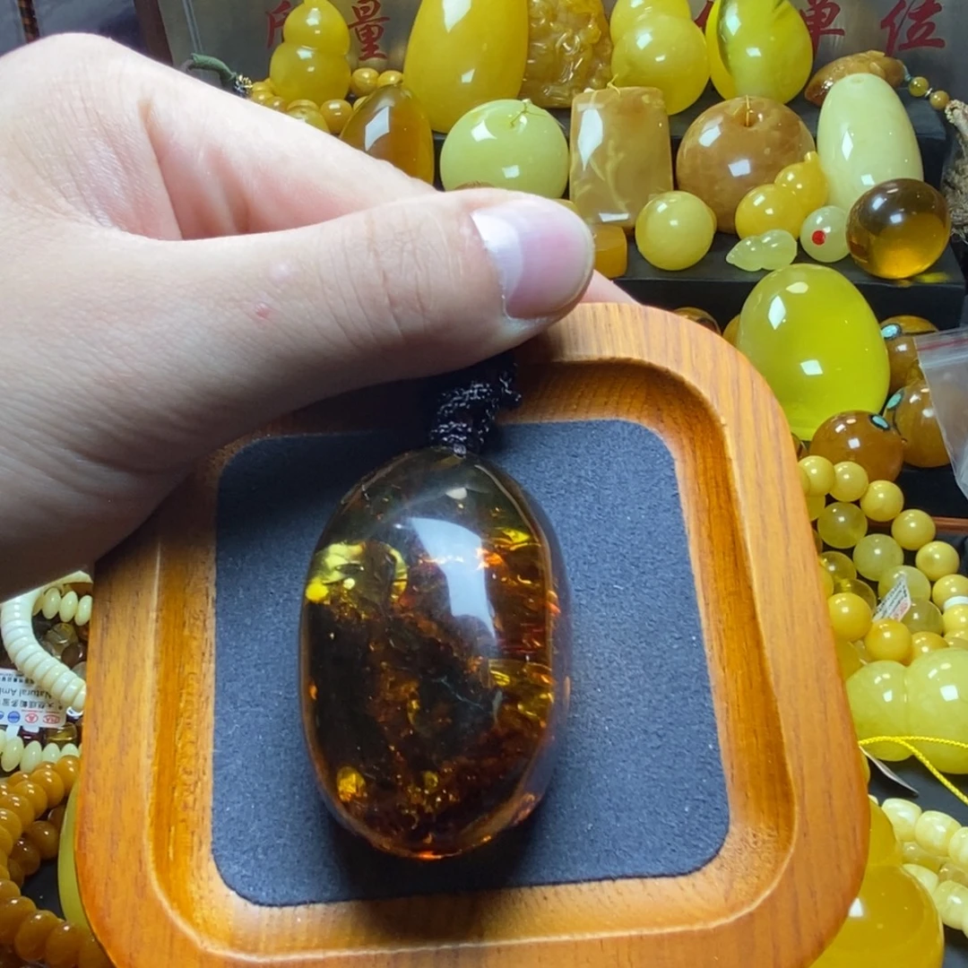 裸石琥珀未镶嵌蜜蜡