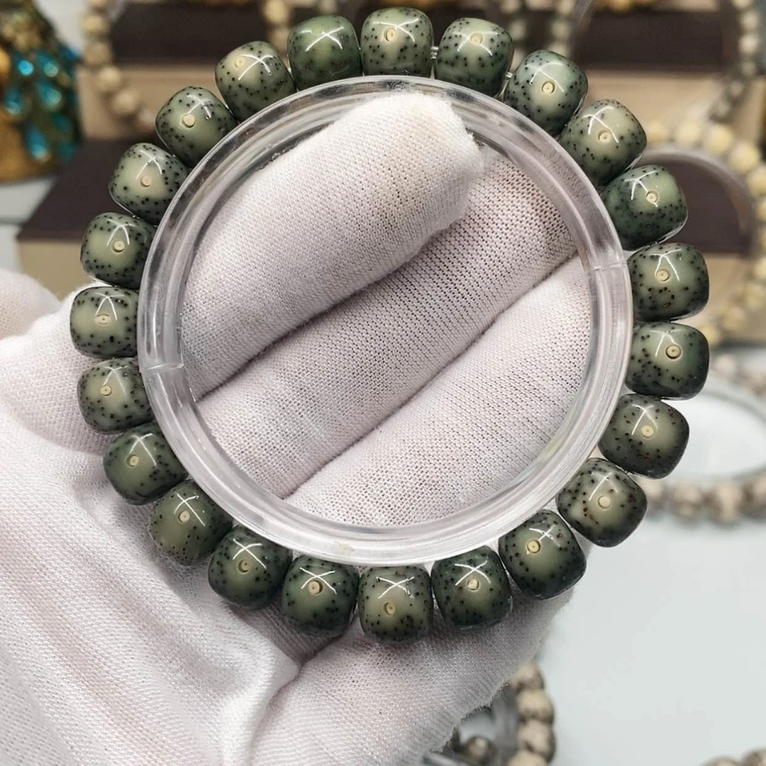 【闪购商品】星月菩提手串一物一图原生态同枝绿包白大眼睛