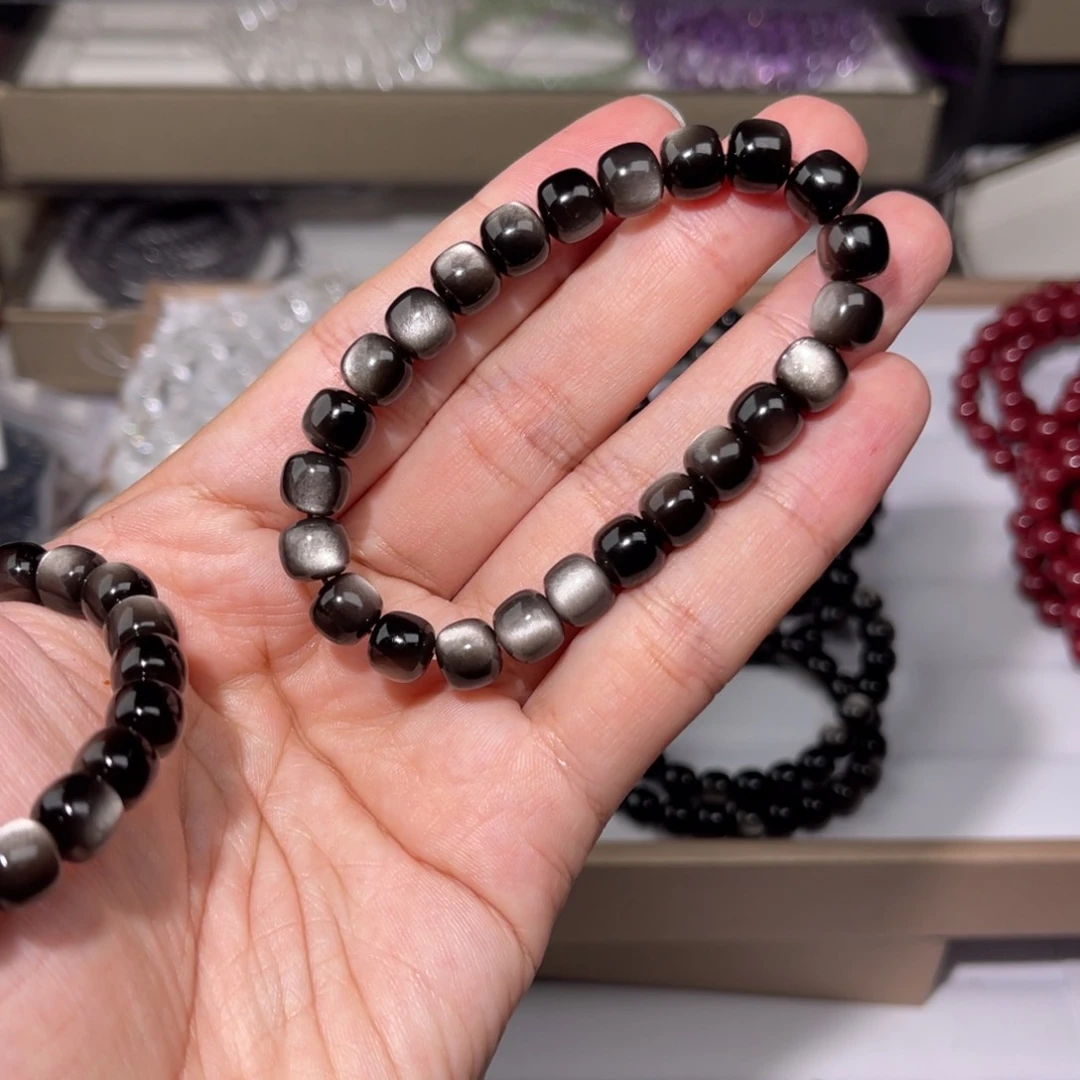 水晶手链未镶嵌银耀033