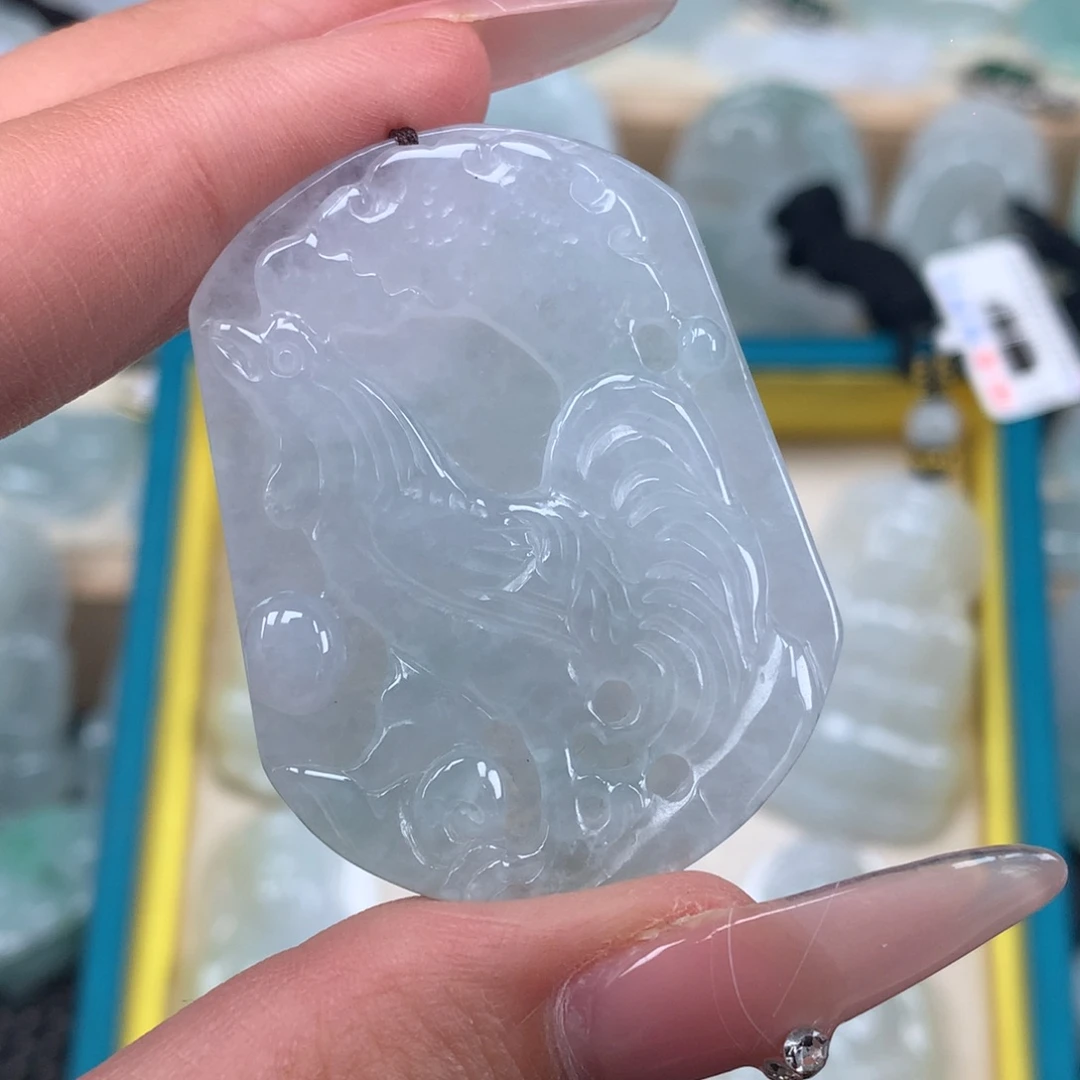 翡翠未镶嵌颈饰天然翡翠