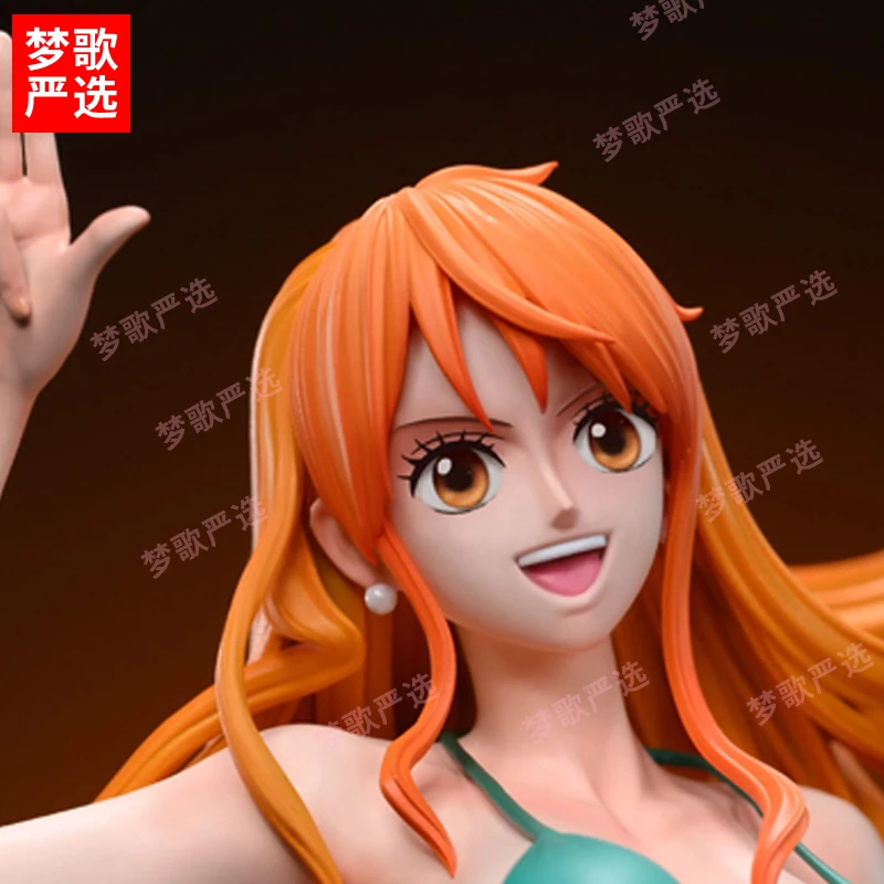 【梦歌严选】C2娜美25cm泳装海贼王草帽团美少女动漫GK手办模型摆件