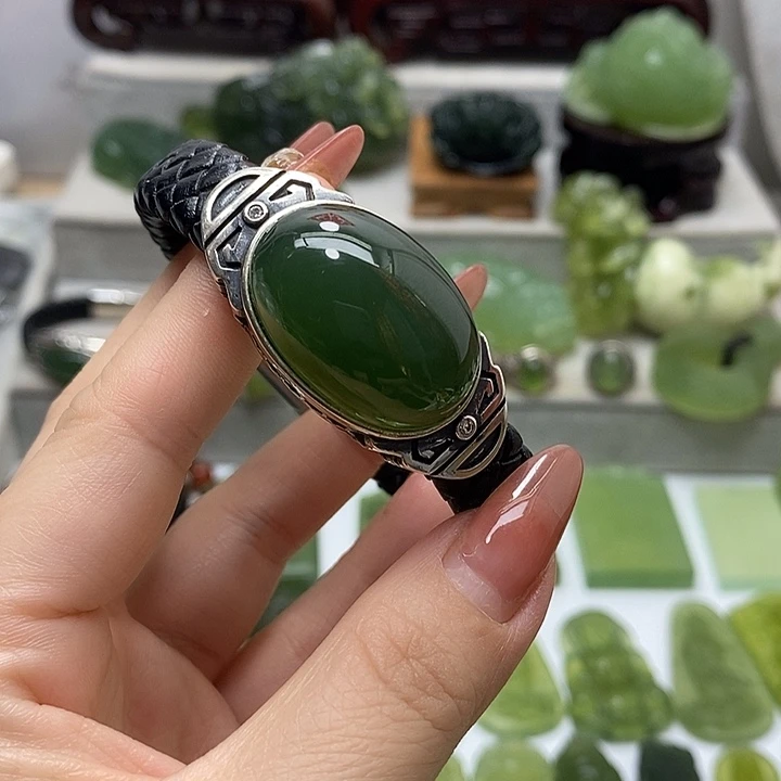 未镶嵌岫玉手牌熹****)