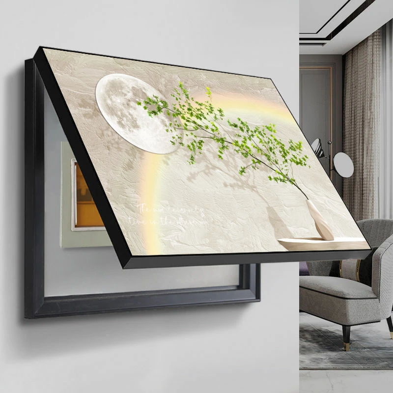 免打孔电表箱遮挡画电源总开关遮挡画强电箱2025餐厅挂画画