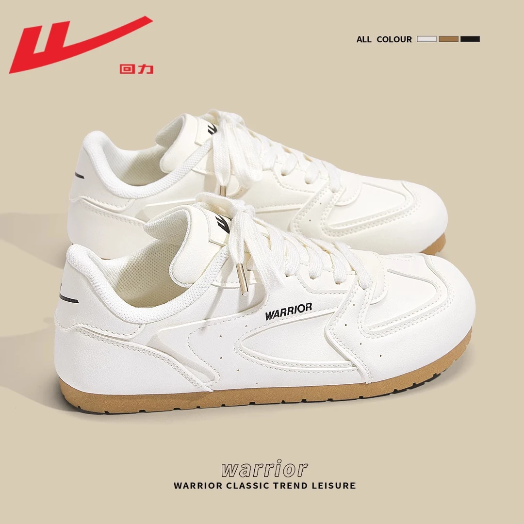 回力德训鞋女款2025爆款白色板鞋软底轻便泡芙鞋子百搭休闲小白鞋