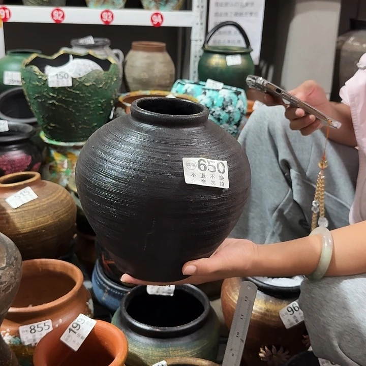 黑色坛子650高度20口径8