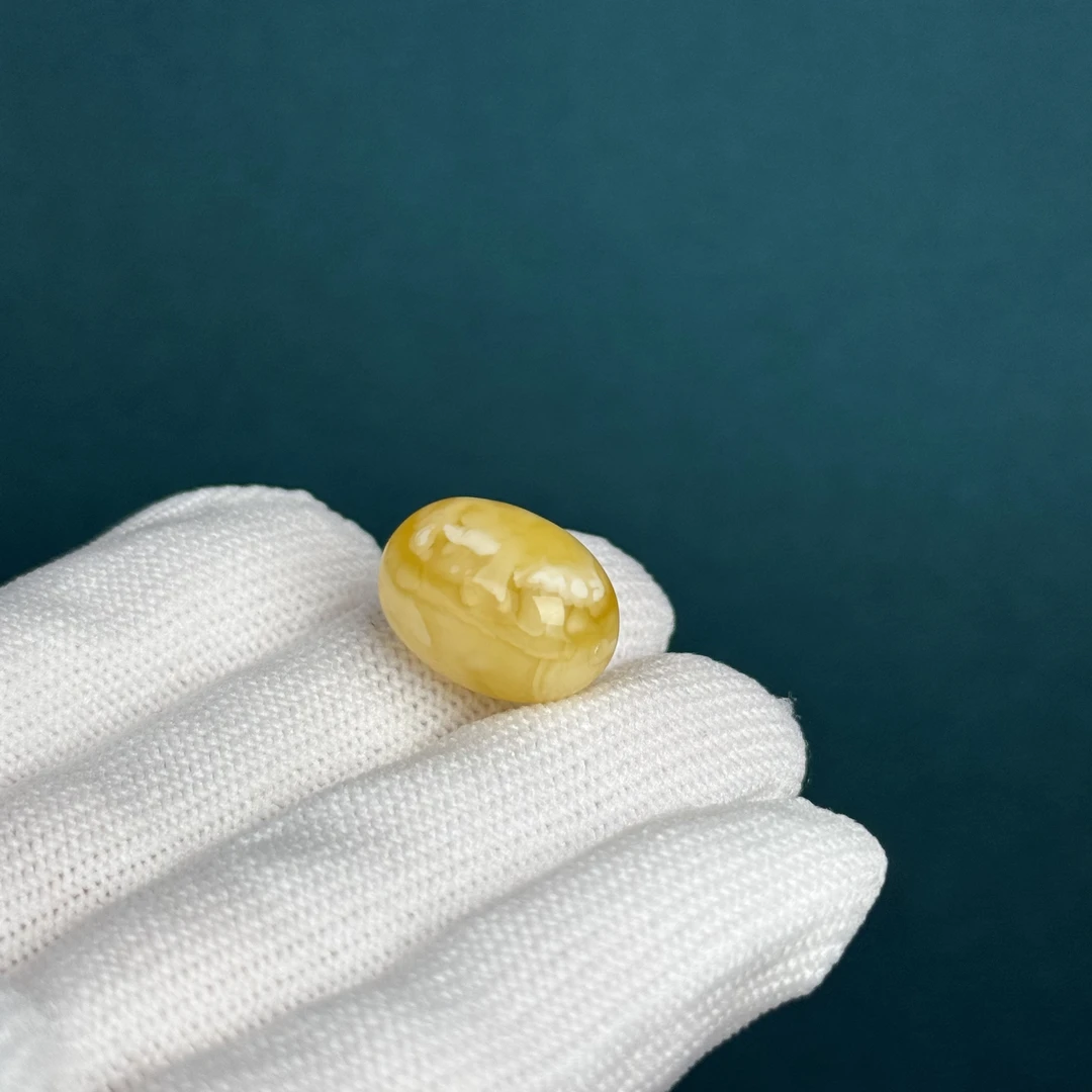 M1882天然原矿蜜蜡妖花枣珠 12.3*17.6mm一物一图 支持鉴定