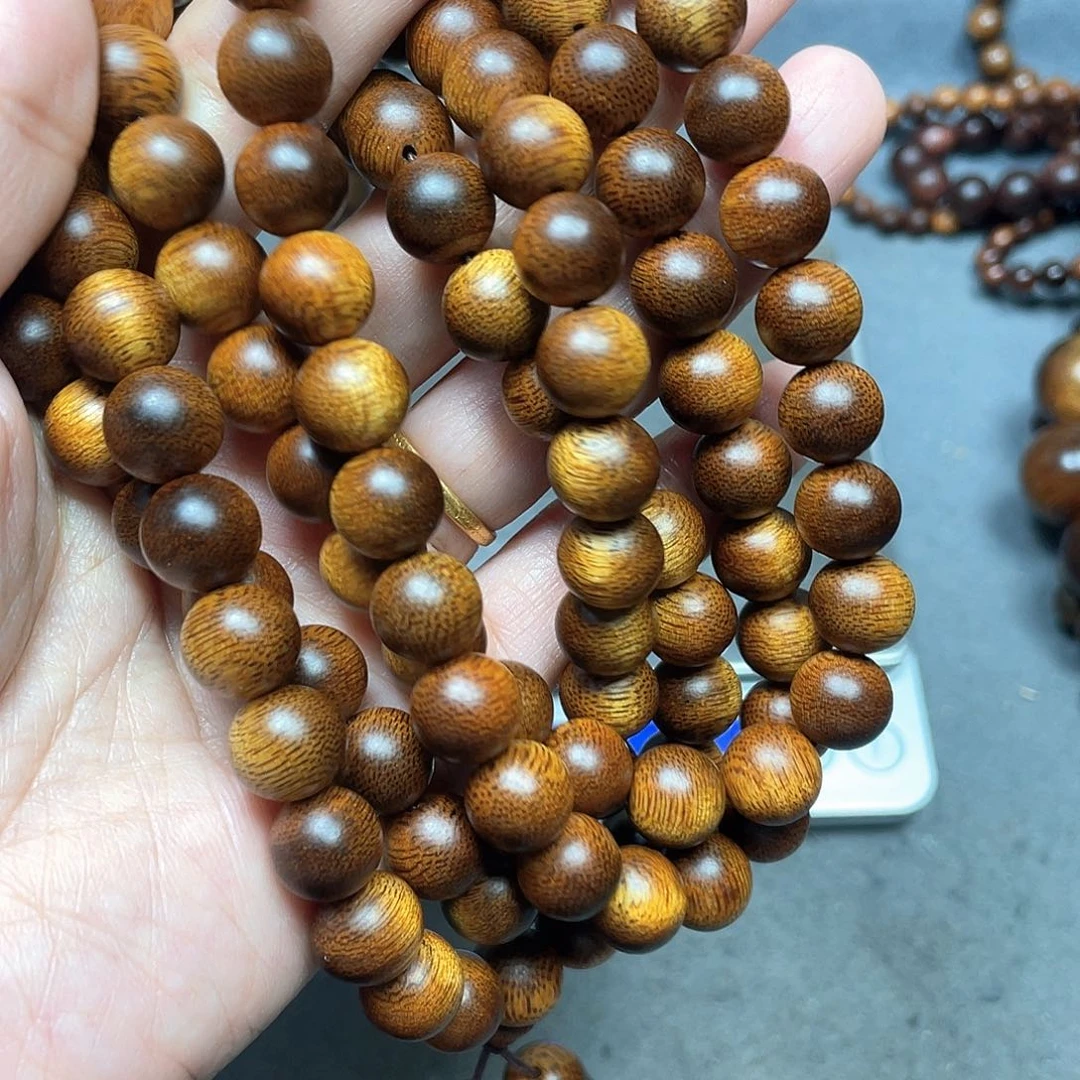 沉香手串富森红土瘤疤1.0