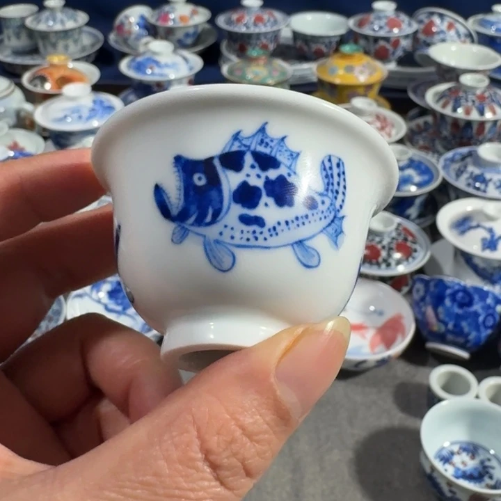 景德镇手工手绘杯