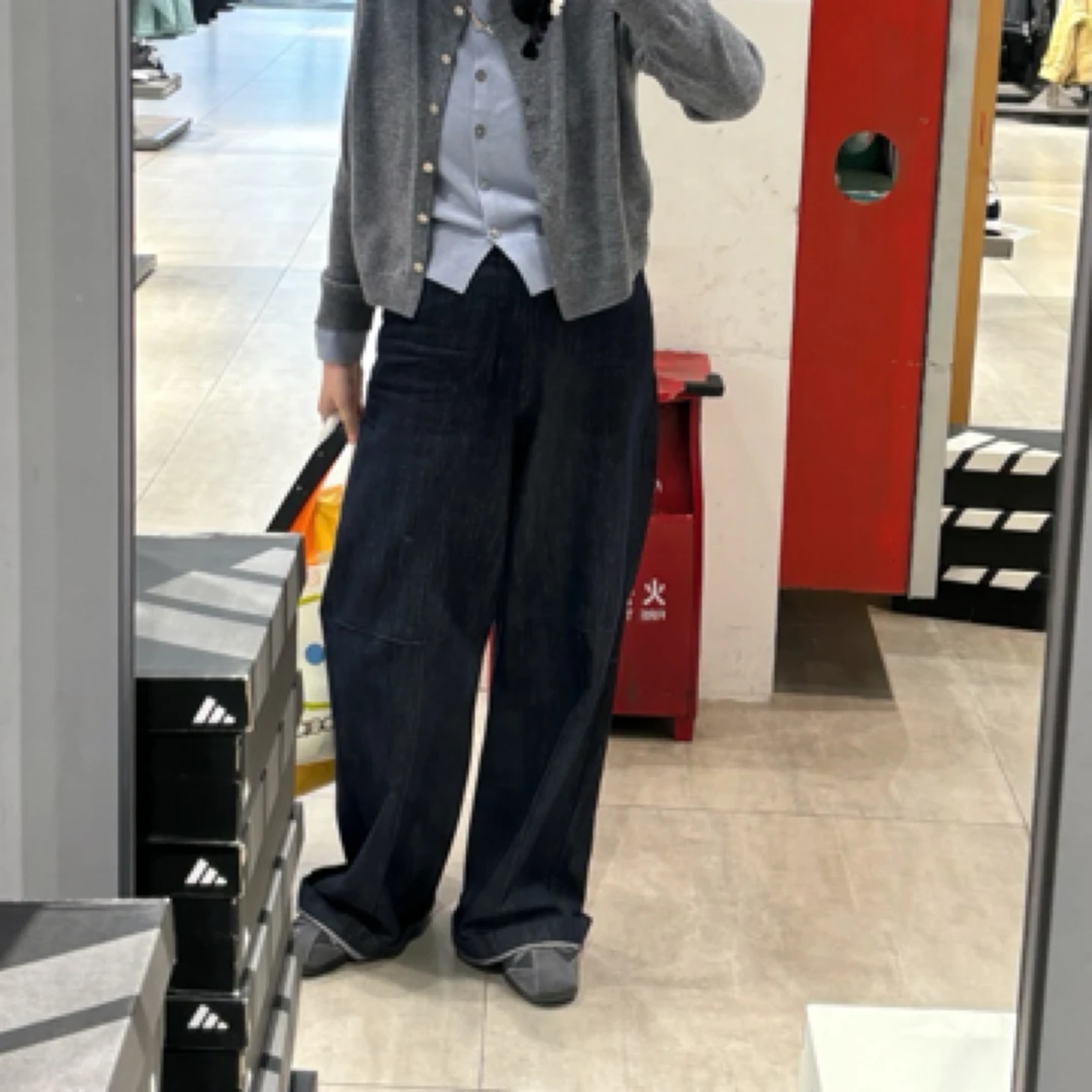 TOTHEND大长腿神裤 ’汉麻质感超出一般牛仔柔度’高腰显瘦宽松长裤