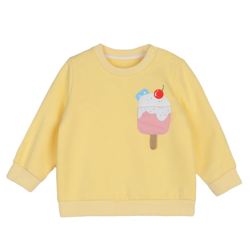 【年末收官】女婴童 FKD38188 冬款口袋造型卫衣韩版圆领